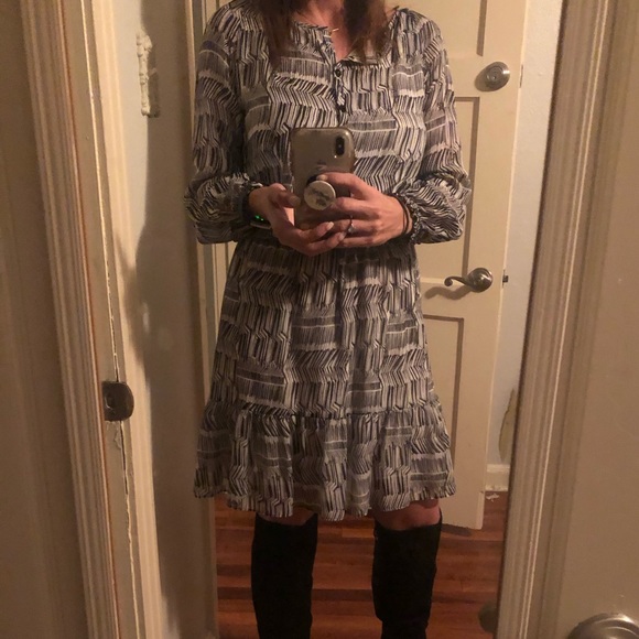 Black & White Shoshanna Flirty Dress - Picture 5 of 5